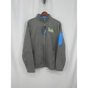 UCLA Bruins Jacket Mens Medium NCAA Basketball Full Zip Embroidered Bruins
